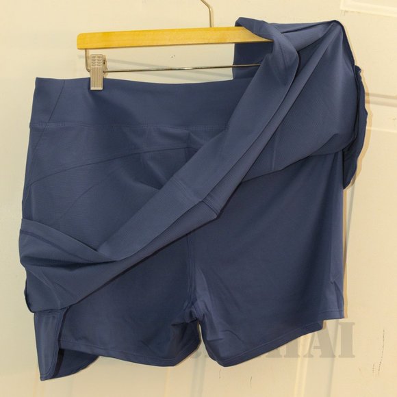 Orvis Women's Blue Skort - Picture 4 of 5